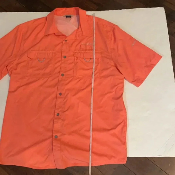 Field & Stream short sleeved button down fishing shirt Light orange Men’s L - Picture 5 of 12